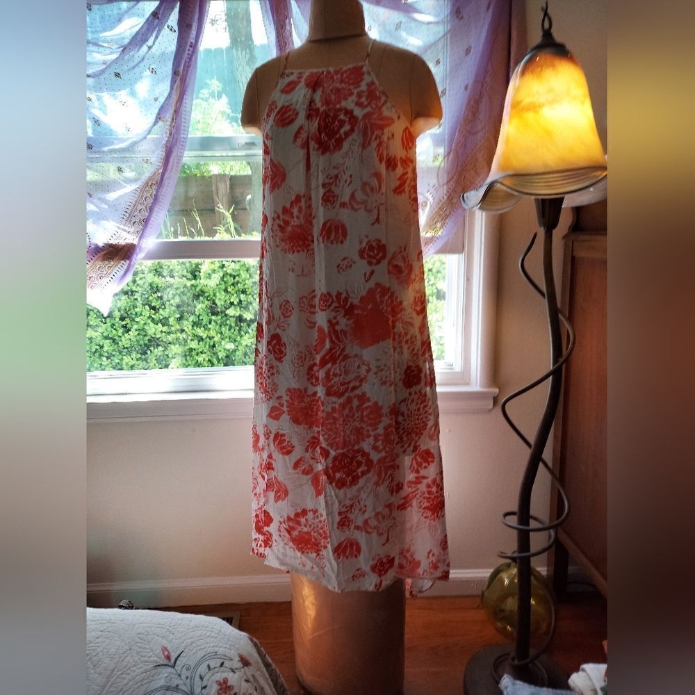 WAYF Halter Dress High Low Dress Rayon Halter Dress Size M